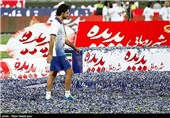 جشن قهرمانی تیم فوتبال استقلال در ورزشگاه آزادی تهران