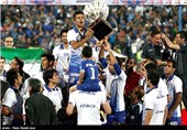 جشن قهرمانی تیم فوتبال استقلال در ورزشگاه آزادی تهران