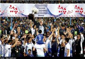 جشن قهرمانی تیم فوتبال استقلال در ورزشگاه آزادی تهران