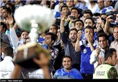 جشن قهرمانی تیم فوتبال استقلال در ورزشگاه آزادی تهران
