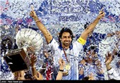 جشن قهرمانی تیم فوتبال استقلال در ورزشگاه آزادی تهران