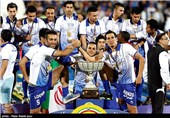 جشن قهرمانی تیم فوتبال استقلال در ورزشگاه آزادی تهران