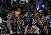 جشن قهرمانی تیم فوتبال استقلال در ورزشگاه آزادی تهران