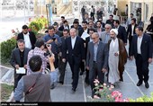   حضور محمد باقر قالیباف،شهردار تهران در محل ثبت نام نامزدهای انتخابات ریاست جمهوری