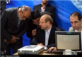   حضور محمد باقر قالیباف،شهردار تهران در محل ثبت نام نامزدهای انتخابات ریاست جمهوری