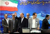   حضور محمد باقر قالیباف،شهردار تهران در محل ثبت نام نامزدهای انتخابات ریاست جمهوری
