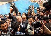   حضور محمد باقر قالیباف،شهردار تهران در محل ثبت نام نامزدهای انتخابات ریاست جمهوری