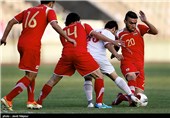دیدار تیم های ملی فوتبال سوریه و اردن