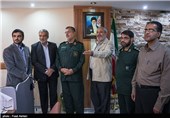 بازدید سردار محمد پاکپور فرمانده نیروی زمینی سپاه از تحریریه خبرگزاری تسنیم 