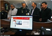بازدید امیر حبیب‌الله سیاری فرمانده نیروی دریایی ارتش از خبرگزاری تسنیم