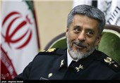بازدید امیر حبیب‌الله سیاری فرمانده نیروی دریایی ارتش از خبرگزاری تسنیم