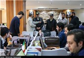 بازدید سردار سیدحمید صدرالسادات رئیس سازمان وظیفه عمومی ناجا از خبرگزاری تسنیم