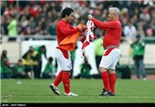 دیدار تیمهای پیشکسوتان پرسپولیس و میلان
