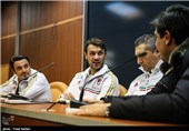 پائولو مالدینی، دنیل ماسارو و ماسیمو در کنفرانس خبری بعد از بازی پرسپولیس و میلان