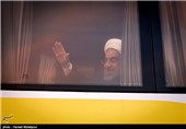 بازدید حجت الاسلام حسن روحانی رئیس جمهور از فازهای میدان گازی پارس جنوبی-عسلویه
