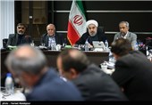 جلسه شورای اداری استان بوشهر با حضور حجت الاسلام حسن روحانی رئیس جمهور-عسلویه
