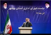 سخنرانی فریدون حسنوند استاندار بوشهر