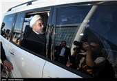 حجت الاسلام حسن روحانی رئیس جمهور در عسلویه