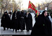 پیاده روی عاشقان حسینی در تهران