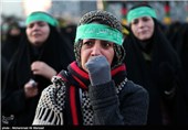 پیاده روی عاشقان حسینی در تهران