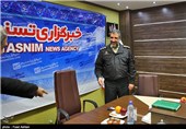 حضور عباسعلی محمدیان رئیس پلیس آگاهی تهران در خبرگزاری تسنیم