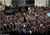 عزاداری شهادت امام رضا (ع) در جوار بارگاه آن حضرت