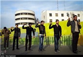 عزاداری شهادت امام رضا (ع) در جوار بارگاه آن حضرت