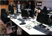 مجید زین‌العابدین مدیر شبکه سه سیما در تحریریه خبرگزاری تسنیم