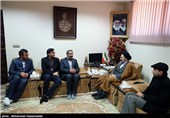 دیدار مدیران خبرگزاری تسنیم با حجت‌الاسلام شاهرودی نماینده ولی فقیه در استان کردستان