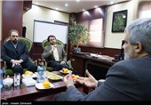گفت و گوی مجید قلی زاده مدیرعامل خبرگزاری تسنیم با سید مهدی درهمی مدیر عامل منطقه گردشگری سپاد خراسان 