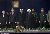 صبحگاه مشترک نظامیان خوزستان با حضور رئیس جمهور