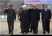 صبحگاه مشترک نظامیان خوزستان با حضور رئیس جمهور