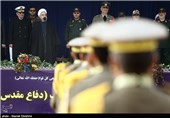 صبحگاه مشترک نظامیان خوزستان با حضور رئیس جمهور