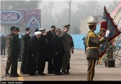 صبحگاه مشترک نظامیان خوزستان با حضور رئیس جمهور