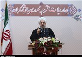 سخنرانی حجت الاسلام حسن روحانی رئیس جمهور در دیدار با خانواده شهدا و ایثارگران