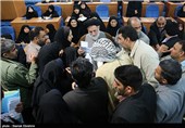 حجت الاسلام شهیدی محلاتی رئیس بنیاد شهید در دیدار رئیس جمهور با خانواده شهدا و ایثارگران
