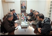 حضور مدیر عامل و مدیران تسنیم در خبرگزاری سانا - سوریه