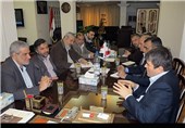 حضور مدیر عامل و مدیران تسنیم در خبرگزاری سانا - سوریه