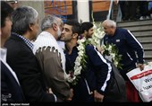 بازگشت تیم‌ملی کشتی آزاد از مسابقات جهانی آمریکا