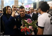 بازگشت تیم‌ملی کشتی آزاد از مسابقات جهانی آمریکا
