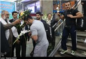 بازگشت تیم‌ملی کشتی آزاد از مسابقات جهانی آمریکا