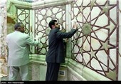 حضور مدیران خبرگزاری تسنیم در مراسم غبار روبی مسجد مقدس جمکران