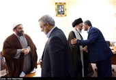 دیدار مدیران خبرگزاری تسنیم با آیت الله حسینی بوشهری