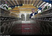 بازدید مدیران خبرگزاری تسنیم از ضریح حرمین عسکریین