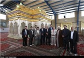 بازدید مدیران خبرگزاری تسنیم از ضریح حرمین عسکریین