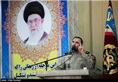سخنرانی امیر سرتیپ کیومرث حیدری جانشین فرمانده نیروی زمینی ارتش در مراسم جشن ازدواج سربازی 800 سرباز