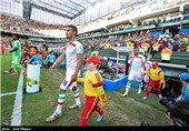 دیدار تیم های ملی فوتبال ایران و نیجریه - جام جهانی 2014