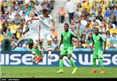 دیدار تیم های ملی فوتبال ایران و نیجریه - جام جهانی 2014