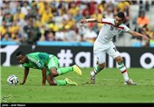 دیدار تیم های ملی فوتبال ایران و نیجریه - جام جهانی 2014