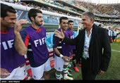 دیدار تیم های ملی فوتبال ایران و نیجریه - جام جهانی 2014
